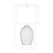 Monarch Specialties Lighting, Table Lamp, 18"h, Beige Ceramic, Beige Shade, Contemporary I 9783 - alternate 2