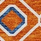 Homeroots 8' X 10' Orange Blue And Purple Geometric Washable Indoor Outdoor Area Rug 612211 - alternate 5