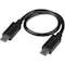 Startech.Com 8in USB OTG Cable - Micro USB to Micro USB - M/M - USB OTG Adapter - 8 inch UUUSBOTG8IN - alternate 1