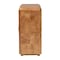Bali & Pari Valora Modern and Contemporary Natural Mappa Real Burl Wood 2-Door Console Cabinet 249-13927-ZORO - alternate 6