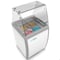 Koolmore 26 in. 4 Tub Ice Cream Dipping Cabinet Display Freezer with Sliding Glass Door and Sneeze Guard,  KM-ICD-26SD-FG - alternate 6