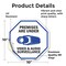 Signmission Premises Are Under Video & Audio Su, 10 Inch X 10 Inch, Vinyl Decal OC-D-10-20 - alternate 3