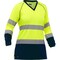 Bisley ANSI Type R Class 3 Women's Long Sleeve Shirt with Navy Bottom 313W6118T-YN/3X - alternate 1
