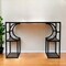Homeroots Wood and Iron Writing Desk with Storage 402074 - alternate 3