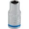 Channellock 1/4'' Drive 6 mm 6-Point Shallow Metric Socket 398101 - alternate 1