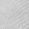 Homeroots 8' Silver And Ivory Round Geometric Washable Indoor Outdoor Area Rug 596970 - alternate 4