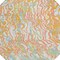 Homeroots 8' Coral Green And Copper Round Abstract Washable Indoor Outdoor Area Rug 600284 - alternate 3