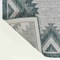 Jonathan Y Lior Geometric Moroccan Diamond Turquoise/Cream 3 ft. x 5 ft. Indoor/Outdoor Area Rug TSN202E-3 - alternate 4