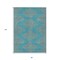Homeroots 8' X 10' Teal Blue And Pink Geometric Washable Indoor Outdoor Area Rug 598791 - alternate 4