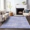 Homeroots 3' X 5' Lavender Purple And Lilac Abstract Washable Indoor Outdoor Area Rug 588780 - alternate 5