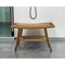 Homeroots 28" Natural Solid Teak Rectangular Shower Bench With Shelf 376740 - alternate 6