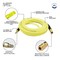 Interstate Pneumatics 3/8 in x 25 ft Rhino PolyFlex Yellow Polyurethane Hose WP 200 PSISolid Fitting with Coupler & Plug HU56-025H44BS - alternate 4