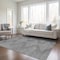 Homeroots 10' X 14' Charcoal And Silver Geometric Washable Indoor Outdoor Area Rug 598549 - alternate 5