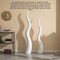 Uniquewise 51in Tall Animal Horn Shape Floor Vase: Elegant Ceramic White Accent for Entryway, Dining, or QI004040.W.M - alternate 5