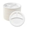 5Seconds Brand Biodegradable Sugarcane Baggase 3 Compartment Plate for Hot & Cold Food, 10in, 500PK 410114 - alternate 1