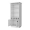 Homeroots 29in White Wood Bar Cabinet With Two Doors 552295 - alternate 4