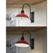 Jonathan Y Stanley 12.25" 1-Light Farmhouse Industrial Indoor/Outdoor Iron LED Gooseneck Arm Outdoor Sconce, Red JYL7614E - alternate 5