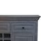 Homeroots 59in Brown Solid Wood Fireplace TV Stand 720016 - alternate 6