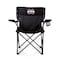 Picnic Time Family Of Brands NCAA Mississippi State Bulldogs PTZ Camp Chair - Beach Chair with Carrying Bag, Black 804-00-179-384-0 - alternate 1