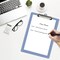Acrimet 3 Pack Clipboard Letter Size Low Profile Clip & Side Rulers, Durable Plastic, Solid Blue, 3PK 134.AO - alternate 6