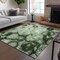 Homeroots 5' X 8' Artichoke Green And Emerald Abstract Washable Indoor Outdoor Area Rug 577152 - alternate 1