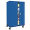 Sandusky Shelf Cabinet, 78 in H, 46 in W, 24 in D, Recessed, Three-Point Locking, 4 Shelves TA4R462472-06 - alternate 3
