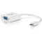 C2G USB 3.1 USB-C TO VGA VIDEO ADAPTER - WHITE TAA COMPLIANT 29472 - alternate 1