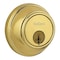 Kwikset 816 Series Polished Brass Single Cylinder Key Control Deadbolt Featuring SmartKey Security 816 3 SMT RCAL RCS KC IN BOX - alternate 7