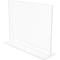 Deflecto Anti-Glare Stand Up Double Sided Sign Holder, 8.5 x 11, Clear 879301 - alternate 6