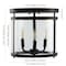 Jonathan Y Ciel Simple Farmhouse 12.5" 3-Light Metal/Glass Rustic Vintage LED Flush Mount, Oil Rubbed Bronze JYL7503A - alternate 3