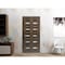 Sartodoors Sliding Closet Bi-fold Doors Oak Solid Core Modern Interior QUADRO4445BF-AKA-56 x 80 (2* 28x80) - alternate 3