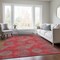 Homeroots 10' X 14' Red Gray And Silver Polka Dot Washable Indoor Outdoor Area Rug 614706 - alternate 6
