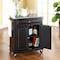 Crosley Compact Granite Top Kitchen Cart KF30023EBK - alternate 2