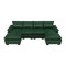 Homeroots 55" Green Fabric Modular Sleeper Sofa 568294 - alternate 1