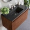 James Martin Vanities 35.4'' Single Vanity, Mid-Century Walnut w/ Charcoal Black Composite Stone Top 805-V35.4-WLT-CH - alternate 8