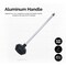 Neiko Toilet Plunger with Patented All-Angle Design, Aluminum Handle, Black 60166A-ASB - alternate 2