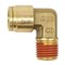 Mytee Products DOT Brass Push to Connect Fitting Elbow 1/4 in Tube ODx1/4 in NPT Air Line Male MP-ABF-ELBOW1414 - alternate 3