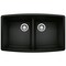 Blanco Performa Equal Double Bowl, Coal Black 442937 - alternate 1