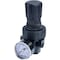 Tru-Flate 3/8'' FNPT 250 PSI 65 CFM Compact Pressure Regulator 27-414 - alternate 1