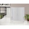 Vdomdoors Front Exterior Prehung Metal-Plastic Double Doors / MANUX 8111 White Silk / 2 Sidelites Exterior Wi MANUX8111DEXD-WS-RH-W12+72+12xH80 - alternate 2