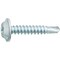 Auveco #8 x 7/8in Phillips Rd Washer Head Teks Tapping Screw - Zinc, 100PK 24486 - alternate 1