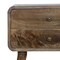 Homeroots 22" Gray Solid Wood Two Drawer Nightstand 651528 - alternate 7