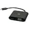 C2G USB C to HDMI & VGA Dual Monitor Adapter - 4K 30Hz - Black C2G29830 - alternate 1