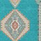 Homeroots 10' X 14' Teal Blue Brown And Ivory Oriental Washable Indoor Outdoor Area Rug 598447 - alternate 5