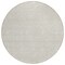 Homeroots 8' Beige And Ivory Round Geometric Washable Indoor Outdoor Area Rug 595621 - alternate 4