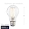 Bulbrite 60-Watt Equivalent Warm White Light A19 Dimmable Filament JA8 LED Light Bulb, 2PK 861592 - alternate 4