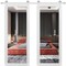 Sartodoors Sturdy Double Barn Door with Mirror, Lucia 1299 White Silk, 13FT Silver Rail Hangers Heavy Set, S LUCIA1299DB-S-WS-64 - alternate 1