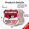 Signmission No Dumping Shield Sign This Property Is, 6 inch X 6 inch, Vinyl Decal, 5PK SHI-D-5PACK-6-393 - alternate 3