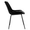 Elama 2 Piece Tufted Chair in Black with Metal Legs ELM-799-18-BLACK - alternate 5