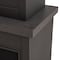 Sunjoy Wood Burning Fireplace, Matte Black, Steel, with Chimney, Log Holders, and Cover A304004830 - alternate 3